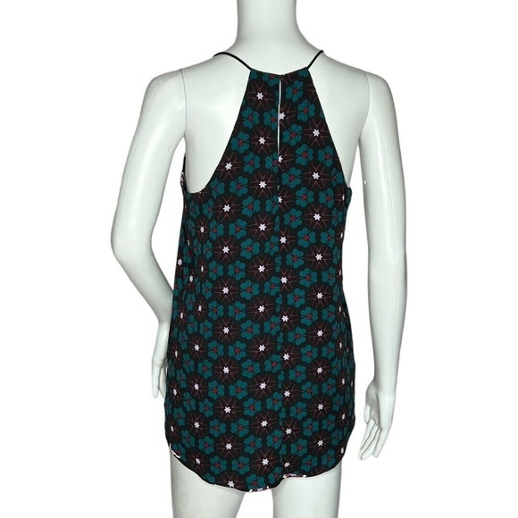 Express Barcelona Cami Tank Top Multicolored Floral Reversible V-Neck - Picture 6 of 10